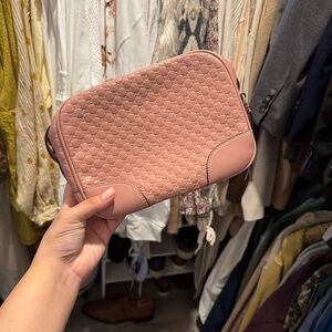 Gucci Microguccissima Blush Crossbody Bag